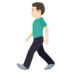 Man Walking: Light Skin Tone Emoji Copy Paste ― 🚶🏻‍♂ - joypixels
