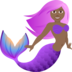 Mermaid: Medium-dark Skin Tone Emoji Copy Paste ― 🧜🏾‍♀ - joypixels
