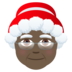 Mrs. Claus: Dark Skin Tone Emoji Copy Paste ― 🤶🏿 - joypixels
