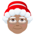 Mrs. Claus: Medium Skin Tone Emoji Copy Paste ― 🤶🏽 - joypixels