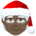 Mx Claus: Dark Skin Tone Emoji Copy Paste ― 🧑🏿‍🎄 - joypixels