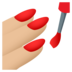 Nail Polish: Medium-light Skin Tone Emoji Copy Paste ― 💅🏼 - joypixels