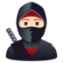 Ninja: Light Skin Tone Emoji Copy Paste ― 🥷🏻 - joypixels