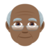 Old Man: Medium-dark Skin Tone Emoji Copy Paste ― 👴🏾 - joypixels