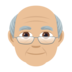 Old Man: Medium-light Skin Tone Emoji Copy Paste ― 👴🏼 - joypixels