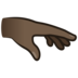 Palm Down Hand: Dark Skin Tone Emoji Copy Paste ― 🫳🏿 - joypixels