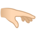 Palm Down Hand: Light Skin Tone Emoji Copy Paste ― 🫳🏻 - joypixels