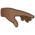 Palm Down Hand: Medium-dark Skin Tone Emoji Copy Paste ― 🫳🏾 - joypixels