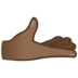 Palm Up Hand: Medium-dark Skin Tone Emoji Copy Paste ― 🫴🏾 - joypixels
