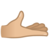 Palm Up Hand: Medium-light Skin Tone Emoji Copy Paste ― 🫴🏼 - joypixels