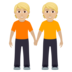 People Holding Hands: Medium-light Skin Tone Emoji Copy Paste ― 🧑🏼‍🤝‍🧑🏼 - joypixels