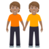 People Holding Hands: Medium Skin Tone Emoji Copy Paste ― 🧑🏽‍🤝‍🧑🏽 - joypixels