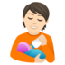 Person Feeding Baby: Light Skin Tone Emoji Copy Paste ― 🧑🏻‍🍼 - joypixels