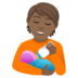 Person Feeding Baby: Medium-dark Skin Tone Emoji Copy Paste ― 🧑🏾‍🍼 - joypixels