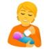 Person Feeding Baby Emoji Copy Paste ― 🧑‍🍼 - joypixels