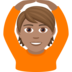 Person Gesturing OK: Medium Skin Tone Emoji Copy Paste ― 🙆🏽 - joypixels