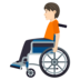 Person In Manual Wheelchair: Light Skin Tone Emoji Copy Paste ― 🧑🏻‍🦽 - joypixels
