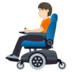 Person In Motorized Wheelchair: Light Skin Tone Emoji Copy Paste ― 🧑🏻‍🦼 - joypixels