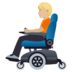 Person In Motorized Wheelchair: Medium-light Skin Tone Emoji Copy Paste ― 🧑🏼‍🦼 - joypixels