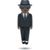 Person In Suit Levitating: Dark Skin Tone Emoji Copy Paste ― 🕴🏿 - joypixels