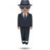 Person In Suit Levitating: Medium Skin Tone Emoji Copy Paste ― 🕴🏽 - joypixels