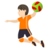 Person Playing Handball: Light Skin Tone Emoji Copy Paste ― 🤾🏻 - joypixels