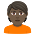 Person Pouting: Dark Skin Tone Emoji Copy Paste ― 🙎🏿 - joypixels