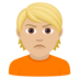 Person Pouting: Medium-light Skin Tone Emoji Copy Paste ― 🙎🏼 - joypixels