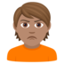 Person Pouting: Medium Skin Tone Emoji Copy Paste ― 🙎🏽 - joypixels