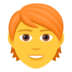 Person: Red Hair Emoji Copy Paste ― 🧑‍🦰 - joypixels