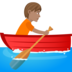 Person Rowing Boat: Medium Skin Tone Emoji Copy Paste ― 🚣🏽 - joypixels