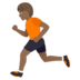 Person Running: Medium-dark Skin Tone Emoji Copy Paste ― 🏃🏾 - joypixels