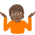 Person Shrugging: Medium-dark Skin Tone Emoji Copy Paste ― 🤷🏾 - joypixels