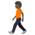 Person Walking: Dark Skin Tone Emoji Copy Paste ― 🚶🏿 - joypixels