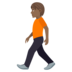 Person Walking: Medium-dark Skin Tone Emoji Copy Paste ― 🚶🏾 - joypixels