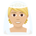 Person With Veil: Medium-light Skin Tone Emoji Copy Paste ― 👰🏼 - joypixels