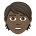 Person: Dark Skin Tone Emoji Copy Paste ― 🧑🏿 - joypixels