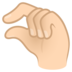 Pinching Hand: Light Skin Tone Emoji Copy Paste ― 🤏🏻 - joypixels