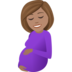 Pregnant Woman: Medium Skin Tone Emoji Copy Paste ― 🤰🏽 - joypixels