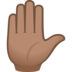 Raised Hand: Medium Skin Tone Emoji Copy Paste ― ✋🏽 - joypixels