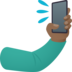 Selfie: Medium-dark Skin Tone Emoji Copy Paste ― 🤳🏾 - joypixels
