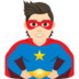 Superhero: Light Skin Tone Emoji Copy Paste ― 🦸🏻 - joypixels