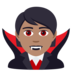 Vampire: Medium Skin Tone Emoji Copy Paste ― 🧛🏽 - joypixels