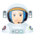 Woman Astronaut: Light Skin Tone Emoji Copy Paste ― 👩🏻‍🚀 - joypixels