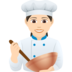 Woman Cook: Light Skin Tone Emoji Copy Paste ― 👩🏻‍🍳 - joypixels