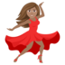 Woman Dancing: Medium Skin Tone Emoji Copy Paste ― 💃🏽 - joypixels