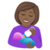 Woman Feeding Baby: Medium-dark Skin Tone Emoji Copy Paste ― 👩🏾‍🍼 - joypixels