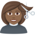 Woman Getting Haircut: Medium-dark Skin Tone Emoji Copy Paste ― 💇🏾‍♀ - joypixels