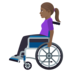 Woman In Manual Wheelchair: Medium-dark Skin Tone Emoji Copy Paste ― 👩🏾‍🦽 - joypixels