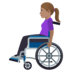 Woman In Manual Wheelchair: Medium Skin Tone Emoji Copy Paste ― 👩🏽‍🦽 - joypixels